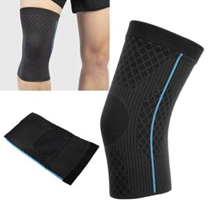 Chiwe Knee Compression Sleeve, Breathable Antislip Knee Brace Redece Injury for Sports(L)