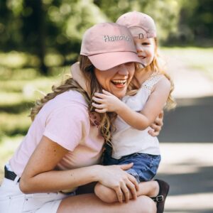 Soft Baseball Cap Hampton Love City Twill Cotton Dad Hats for Men & Women Burgundy