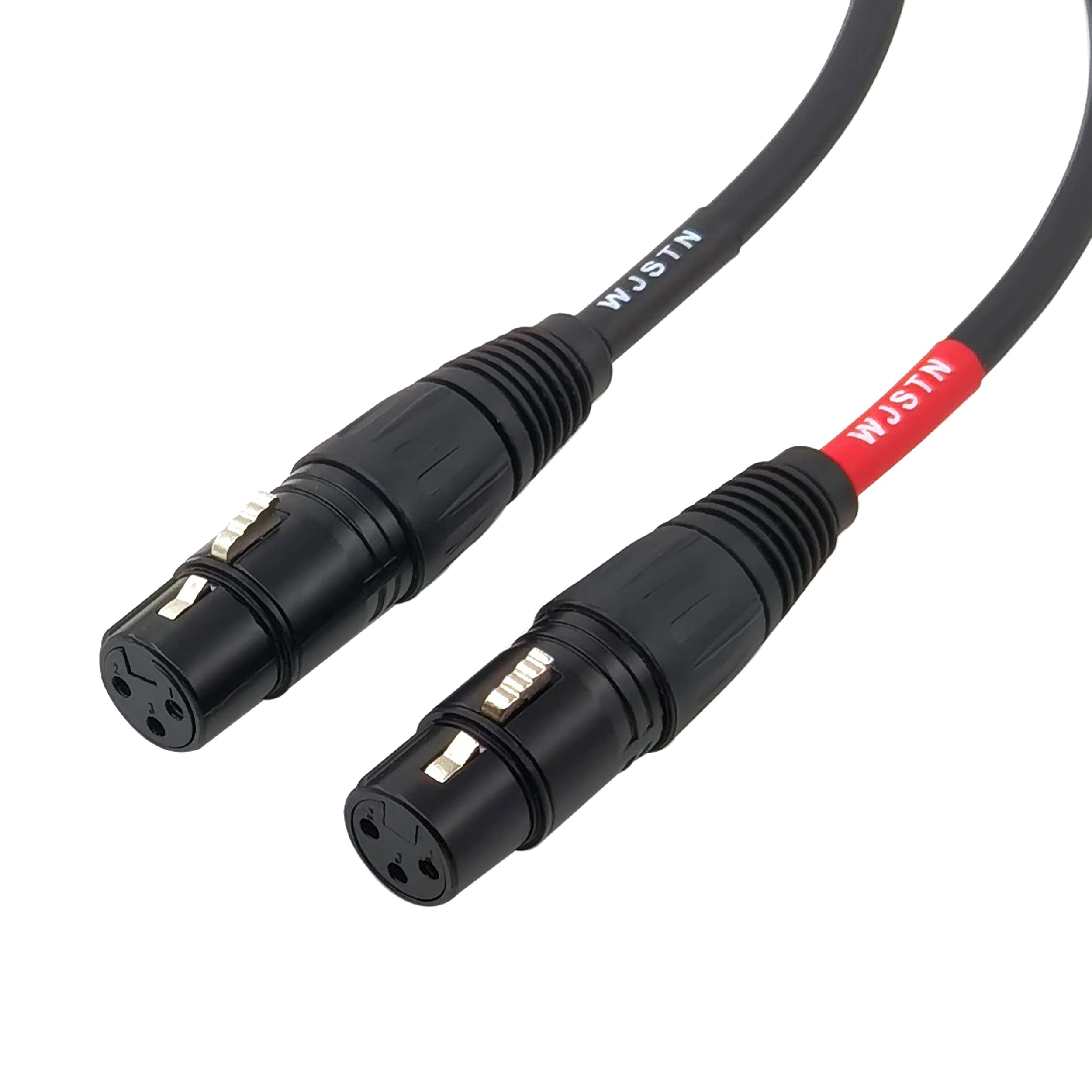 XLR to 1/4 TRS Cable 6.35mm Dual Channel to 3-pin XLR Female XLR to 1/4 Stereo Balanced Microphone Adapter 1ft