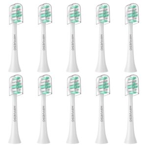 mryuesg toothbrush replacement heads compatible with philips sonicare, 10 pack, mryuesg electric brush head for phillips c2 4100 plaque control