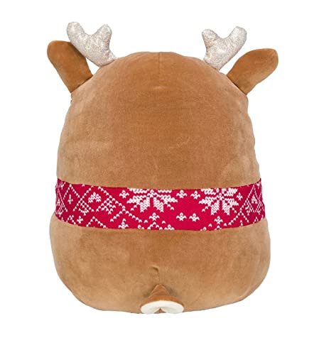 Squishmallows Official Kellytoy 12 Inch Soft Plush Squishy Toy Animals (Dawn Deer Red Scarf)