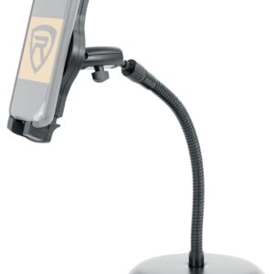 Rockville RDMS7 Desktop Mic Stand w 11.8" Gooseneck+Weighted Base+Webcam Adapter