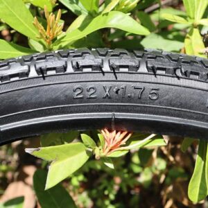 Bicycle Tire BMX Folding Bike Tyres Kids Mountain Bike Tires Tires for Mtb for Cycling Riding 22x1.75 (22x1.75 B-type)