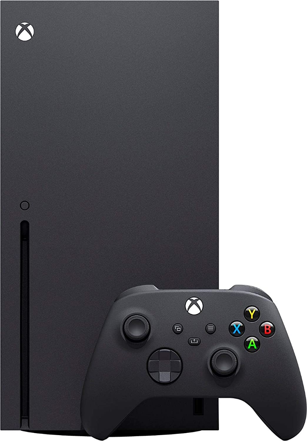 X-Box Series X Gaming Console Bundle - 1TB SSD Black X-Box Console with Two Wireless Controllers -Black and White -and ahaghug Authorized HDMI Cable