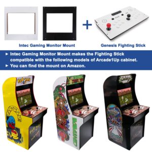 Intec Gaming Genesis Fighting Stick for Arcade1Up Cabinet, Play SEGA Genesis on Cabinet, Plug cartridge and Play, Work as a Genesis console, IntecGaming Modded Joysticks Designed for Arcade1Up