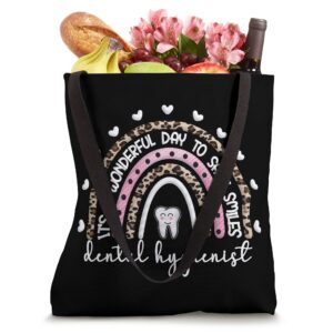 Dental Hygienist Rainbow Dental Hygiene Tote Bag