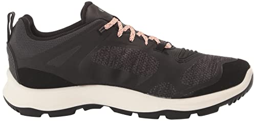 KEEN Women's Terradora Flex Low Height Waterproof Hiking Shoes, Black/Peachy, 9