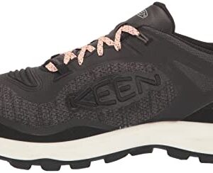 KEEN Women's Terradora Flex Low Height Waterproof Hiking Shoes, Black/Peachy, 9