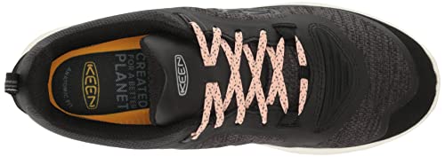 KEEN Women's Terradora Flex Low Height Waterproof Hiking Shoes, Black/Peachy, 9