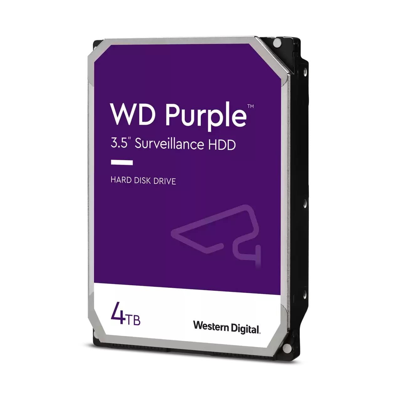 Western Digital 4TB WD Purple Surveillance Internal Hard Drive HDD - SATA 6 Gb/s, 256 MB Cache, 3.5" - WD42PURZ