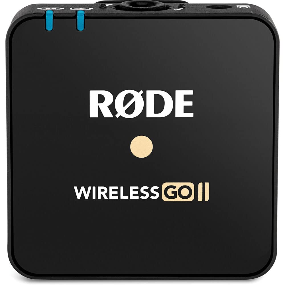 Rode Wireless GO II 2-Person Compact Digital Wireless Microphone System/Recorder Bundle with ZG-R30 Charging Case Wireless GO/Wireless GO II Microphone System