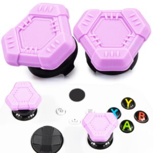 Playrealm FPS Thumbstick Extender &Texture Rubber Silicone Grip Cover 2 Sets for Xbox Series X/S & Xbox One Controller(UFO Purple)