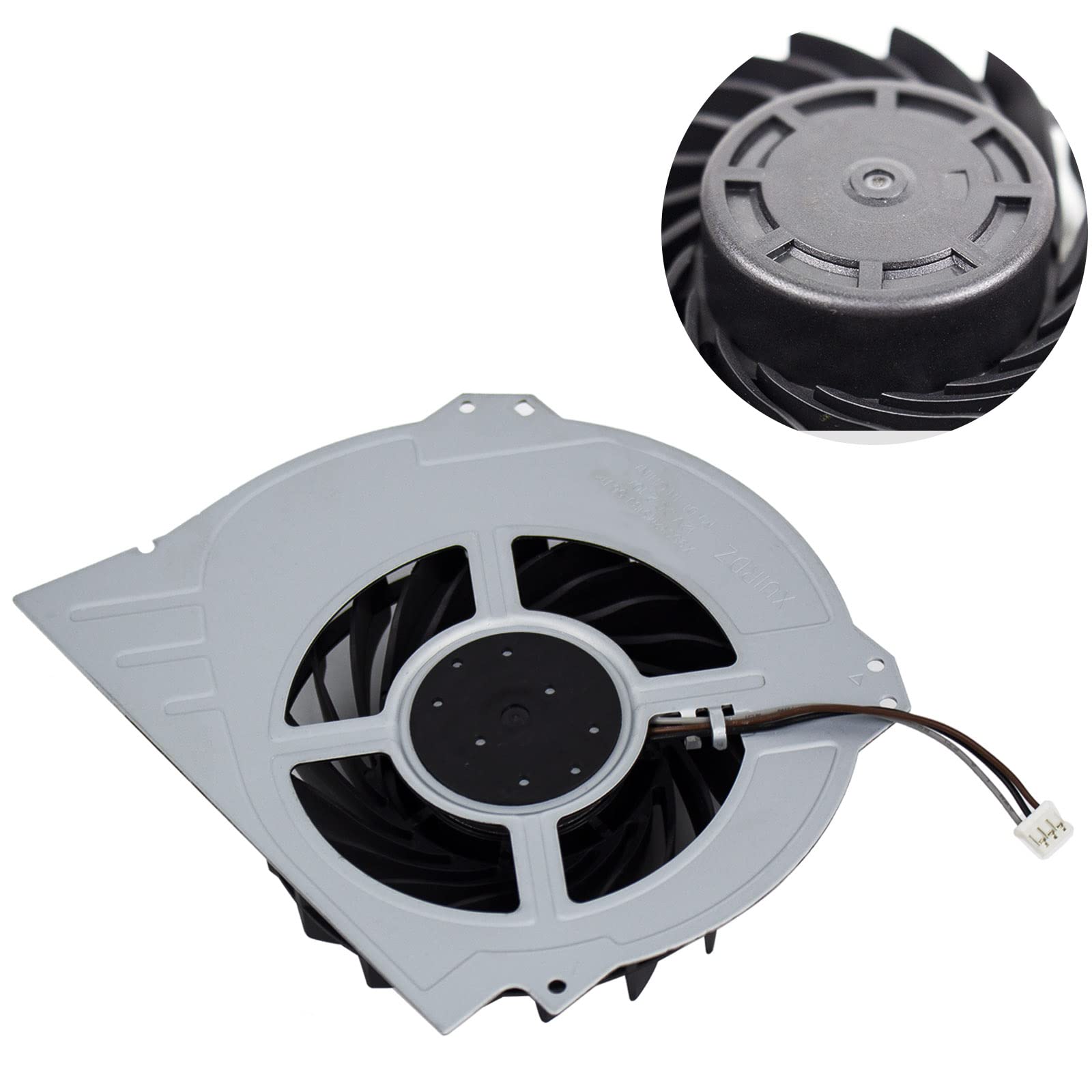 ARLBA PS4 CPU Cooling Fan Replacement for Sony PlayStation 4 Pro Ps4 Pro Fan CUH-7000 CUH-7XXX Cuh-7000Bb01 CUH-7215B 7000-7500 6X29Frs Series G95C12MS1CJ-56J14 G95C12MS1AJ-56J14 KSB1012H with Tools