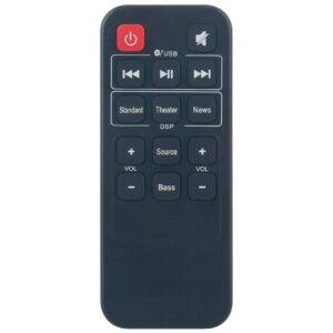 RMT-HSB318 Replacement Remote Control fit for Insignia Home Cinema Speakers NS-HSB318 Soundbar Home Theater Speaker NSHSB318