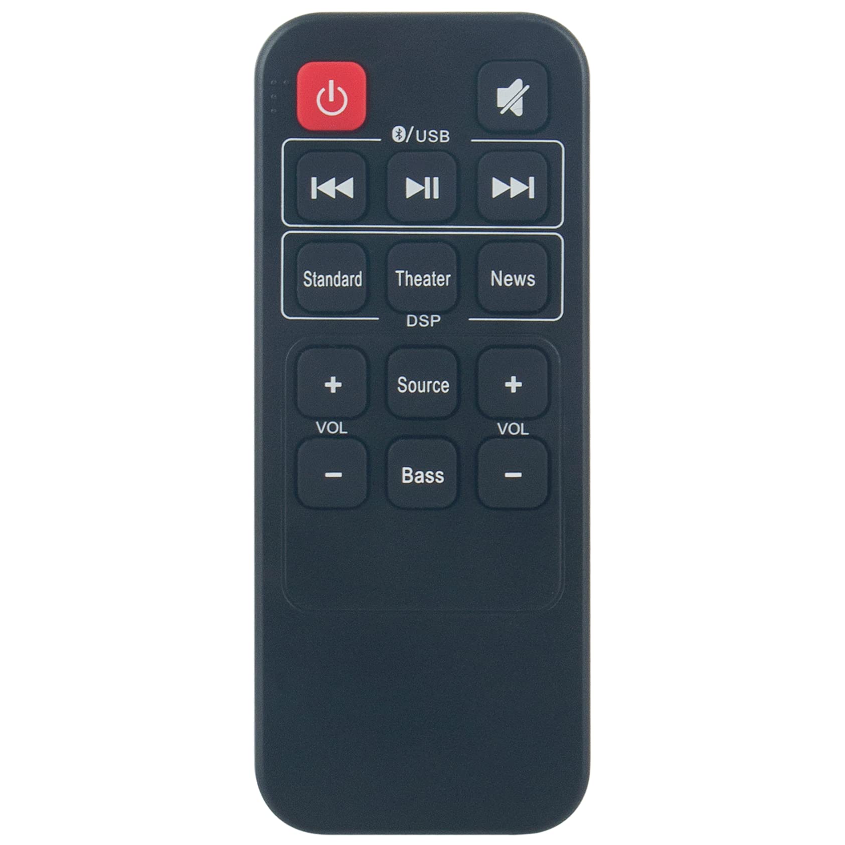 RMT-HSB318 Replacement Remote Control fit for Insignia Home Cinema Speakers NS-HSB318 Soundbar Home Theater Speaker NSHSB318