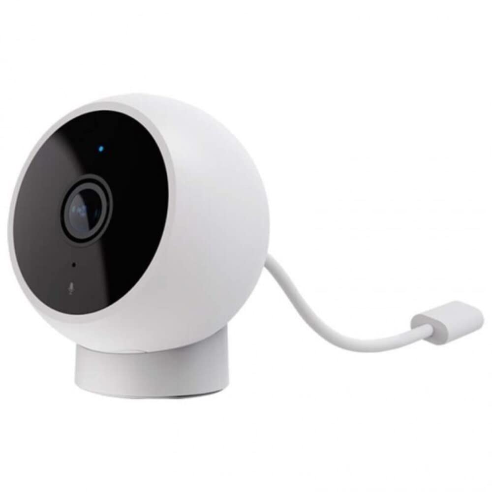 Xiaomi Mi Camera 2K Magnetic Mount, Ultra Clear 2k Image Quality, Infrared Night Vision, Two-Way Voice Calls, Motion Detection, Smart Voice Control, White