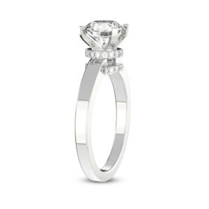 FRIENDLY DIAMONDS 1 Carat IGI Certified Oval Shape Lab Grown Diamond Ring | 14K Or 18K White, Yellow Or Rose Gold | Ember Solitaire Diamond Ring | FG-VS1-VS2 Quality