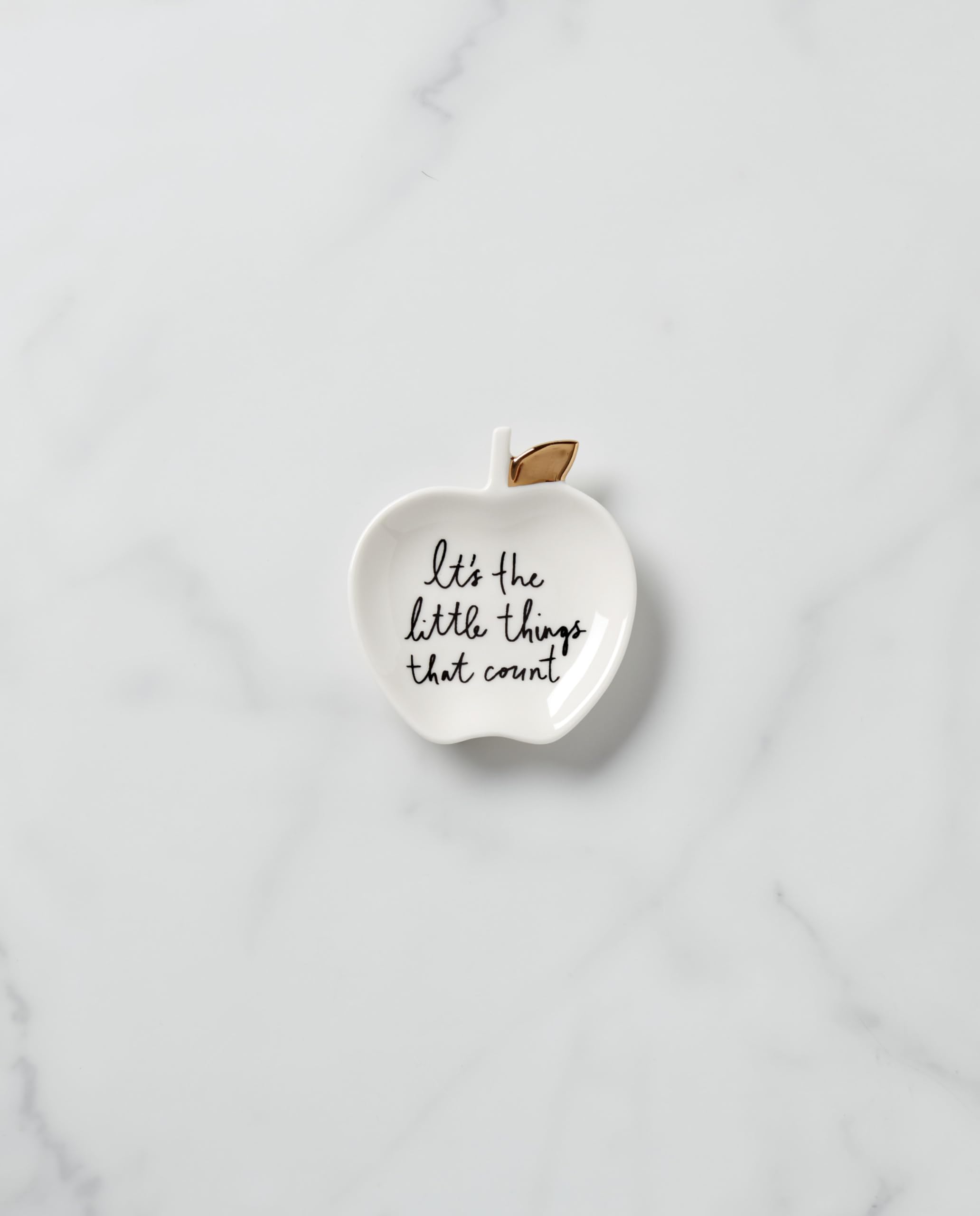 Kate Spade New York Ks Apple Ring Dish, 0.55, White