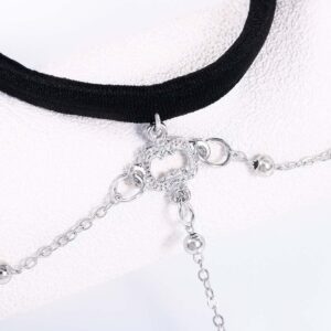 Blindery Snake Thigh Chain Jewelry Silver Leg Chain Sexy Leg Jewelry Beads Party Rave for Women and Girls