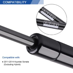 AiYiGu Front Engine Hood Struts Shocks Lift Supports Gas Springs 6489 Compatible with 2011 2012 2013 2014 Hyundai Sonata 4 Door Replacement SG367017 81161-3Q000 Set of 2 PCS (Excluding Hybrid)