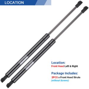 AiYiGu Front Engine Hood Struts Shocks Lift Supports Gas Springs 6489 Compatible with 2011 2012 2013 2014 Hyundai Sonata 4 Door Replacement SG367017 81161-3Q000 Set of 2 PCS (Excluding Hybrid)