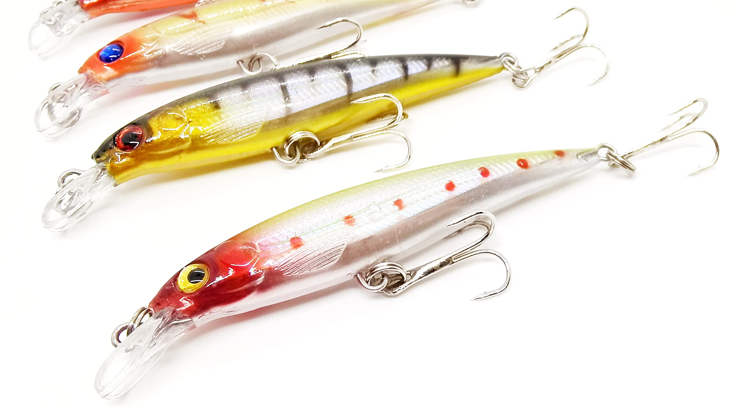 3.54 in Fishing Lures Minnow Hard Bait Slow Sinking Swimbait Fishing Tackle Kits for Bass