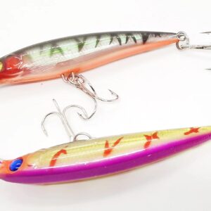 3.54 in Fishing Lures Minnow Hard Bait Slow Sinking Swimbait Fishing Tackle Kits for Bass