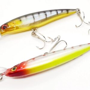 3.54 in Fishing Lures Minnow Hard Bait Slow Sinking Swimbait Fishing Tackle Kits for Bass