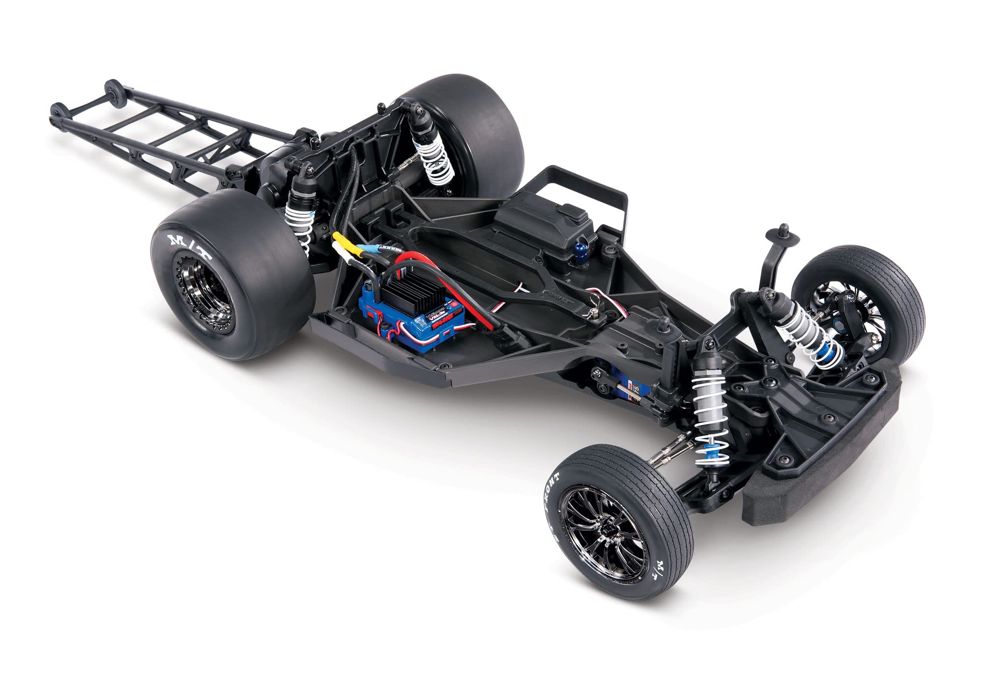 Traxxas 1/10 scale Drag Slash, RED, Fully assembled, Ready-to-Race® with TQi™ 2.4GHz Radio System, Stability Management®, and Velineon Brushless Power System