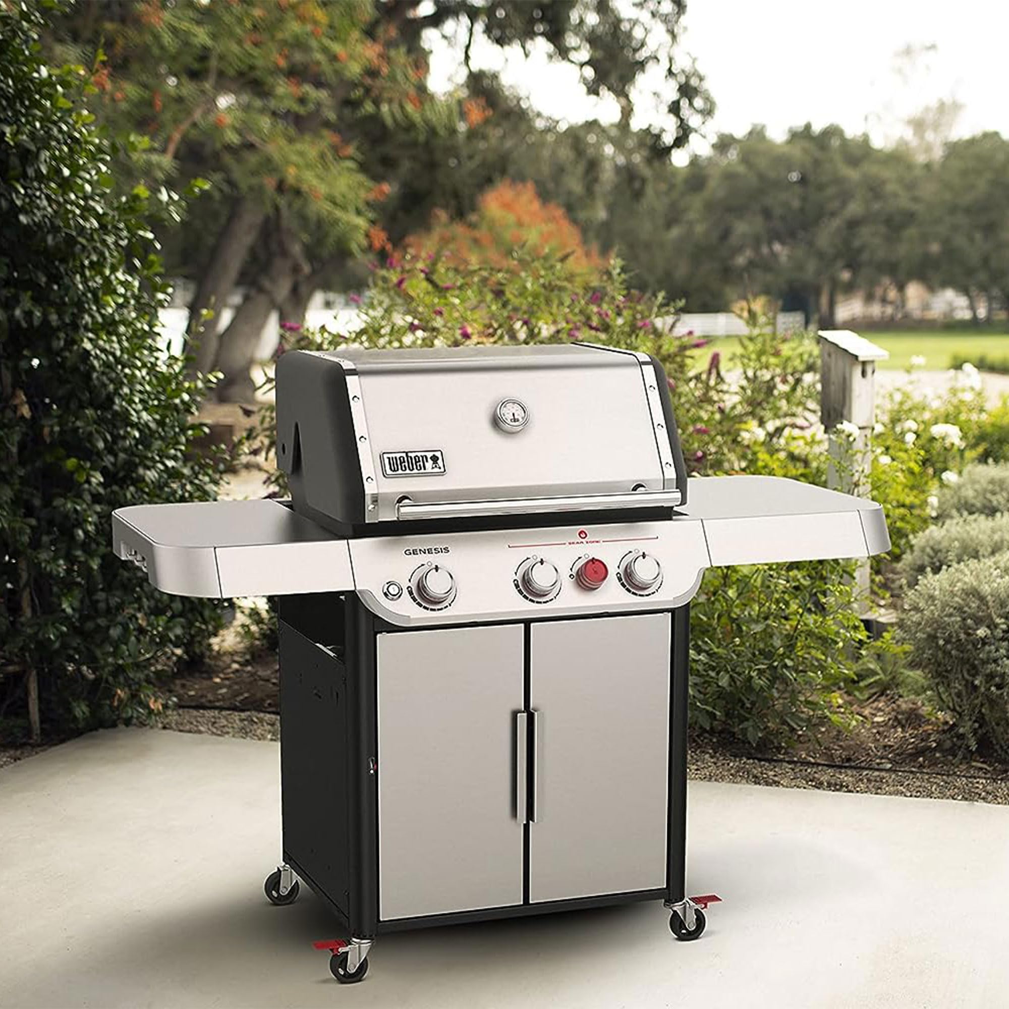 Weber Genesis S-325S Liquid Propane Gas Grill, Stainless Steel