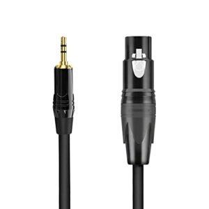 Seefeful XLR to 3.5mm, Stereo Microphone Cable for Camcorders, DSLR Cameras, Computer Recording Device and More (3.3 FT)