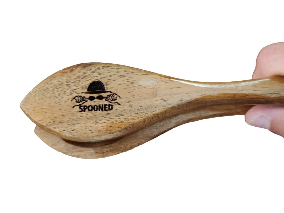 Wooden Musical Spoons - Hand Percussion - Traditional Folk Appalachian Instrument