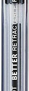 PILOT The Better Ball Point Pen Refillable & Retractable Ballpoint Pens, Fine Point, Black Ink, 6 PACK