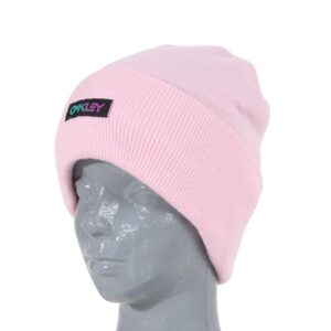 Oakley B1B Gradient Patch Beanie, Pink Flower, One Size