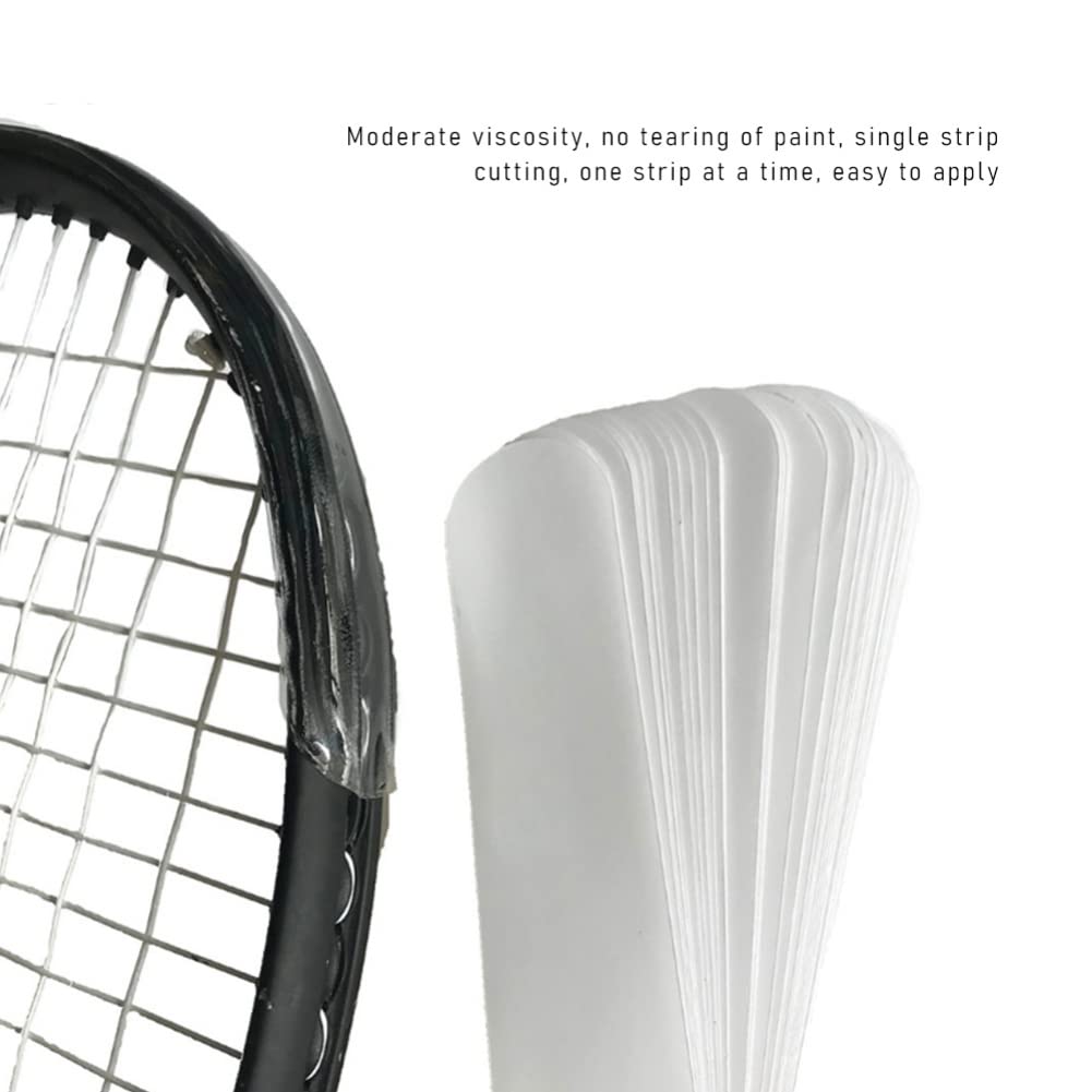 HOMU Tennis Racket Head Protectors Transparent Tape Sticker Racquet Guard Badminton Beach Protection Outdoor Sports Accessories