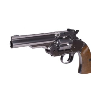 Barra Schofield 5" CO2 BB Revolver Replica (Nickel)