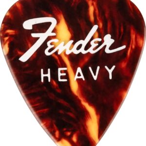 Fender Fine Electric Guitar Picks 351 Shape, 12-Pack Tin