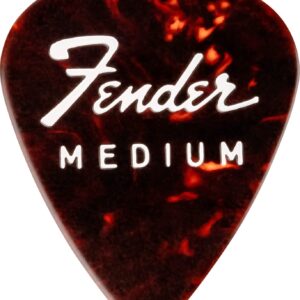 Fender Fine Electric Guitar Picks 351 Shape, 12-Pack Tin