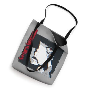 Horror Anime Antisocial Girl Glitchy Vaporwave Grunge Retro Tote Bag