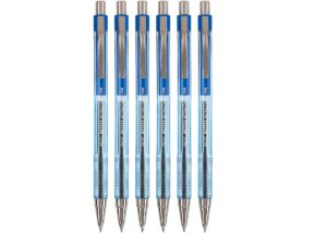 pilot the better ball point pen refillable & retractable ballpoint pens, fine point, blue ink, 6 pack