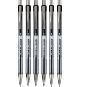 PILOT The Better Ball Point Pen Refillable & Retractable Ballpoint Pens, Fine Point, Black Ink, 6 PACK