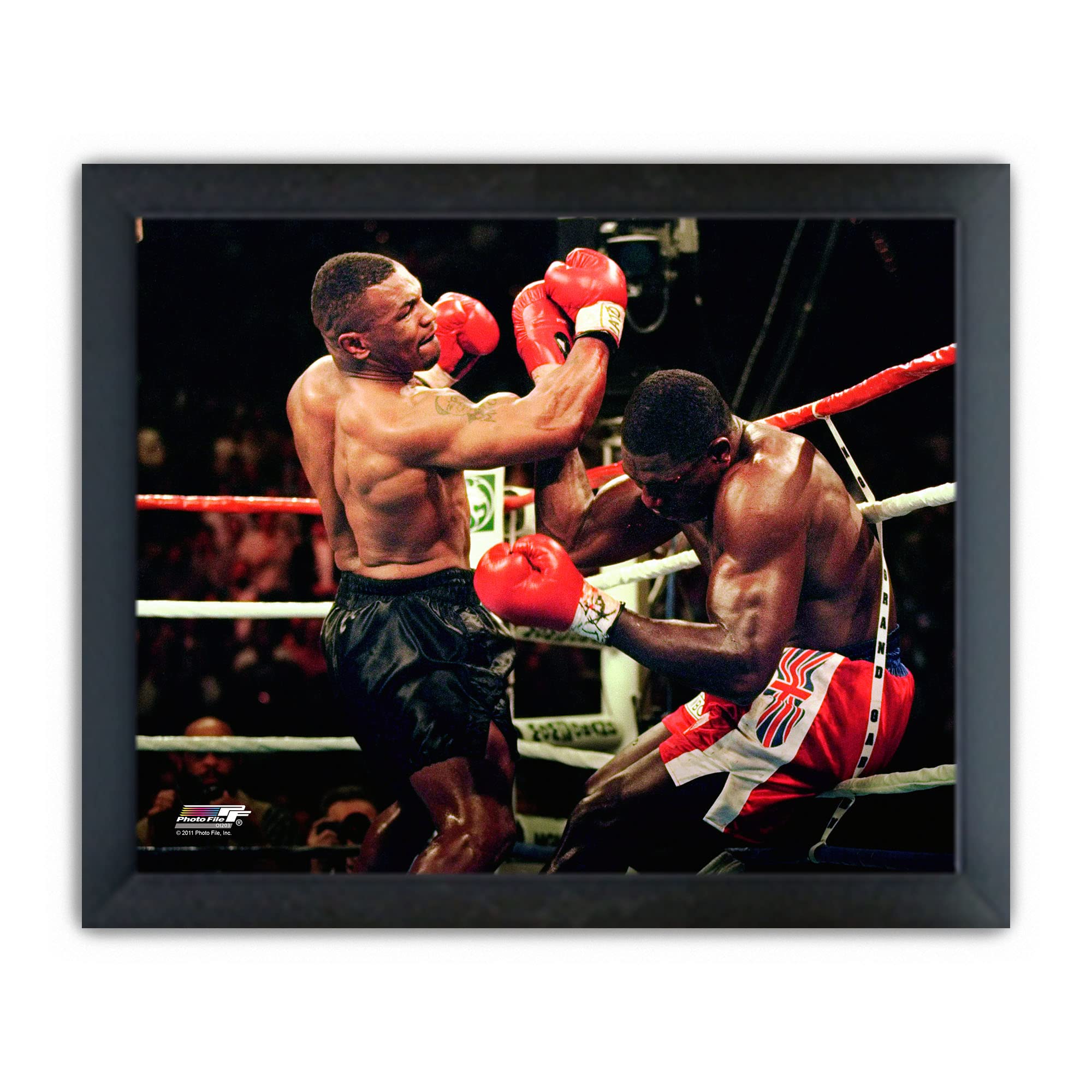 Mike Tyson 1996 Action 13"x16" Framed Photo (Finished Size)