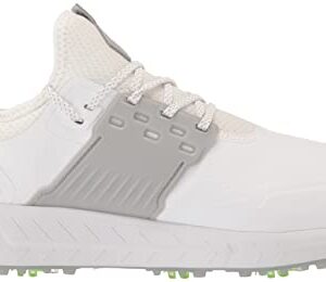 PUMA Men's Ignite Articulate Golf Shoe, White Silver/High-Rise, 10.5