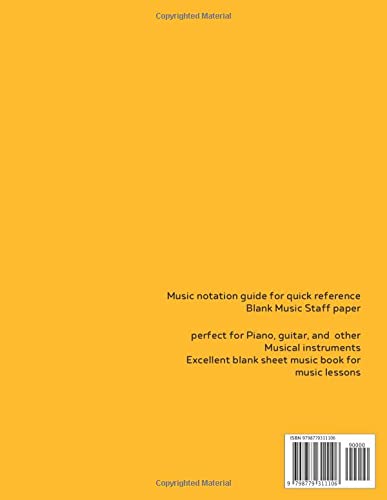 Music Manuscript Notebook – 12 staves: Composition Notebook For Kids |Manuscript Paper With 12 Staves For Beginners and Intermediate |Gift For Musical ... Musician, Music Producer, writer supplies|