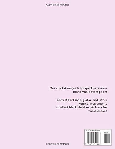 Music Manuscript Notebook – 12 staves: Composition Notebook For Kids |Manuscript Paper With 12 Staves For Beginners and Intermediate |Gift For Musical ... Musician, Music Producer, writer supplies|