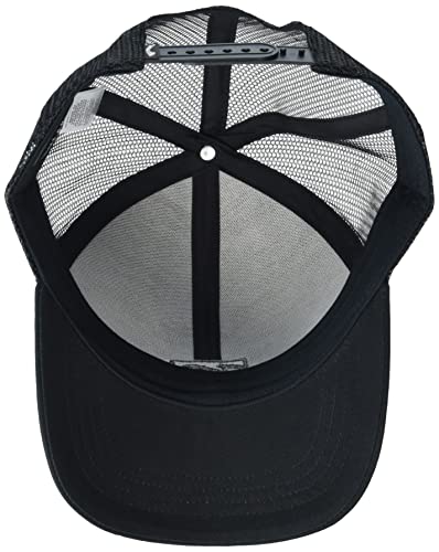 Billabong Men's All Day Adjustable Mesh Back Trucker Hat, Stealth, One