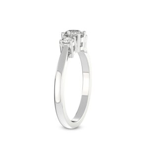 FRIENDLY DIAMONDS 3 ct IGI Certified Radiant Shape Lab Grown Diamond Ring Women's Day Gift | 14K Or 18K White, Yellow Or Rose Gold | Intricacy Three Stone Diamond Ring |FG-VS1-VS2 Quality