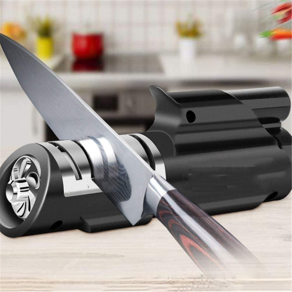 Dongng Knives Sharpener, Kitchen Professional 4 in 1 Blade Sharpening Tool, Tungsten Steel/Diamond, Polish & Grind Out A Sharp & Bling Knife, Chef's Best Choice Non-slip and portable