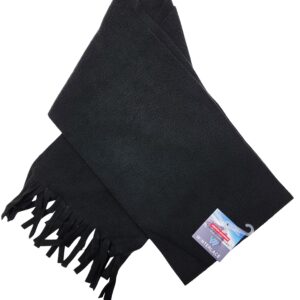 48 Pack Winter Scarves, Warm Winter Fleece Scarf Bulk Wholesale Donation Unisex Men Women (Assorted Colors)