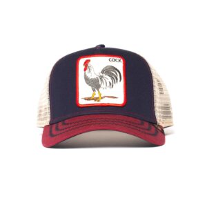 Goorin Bros. The Farm Adjustable Snapback Mesh Trucker Hat, Navy (The Cock), One Size